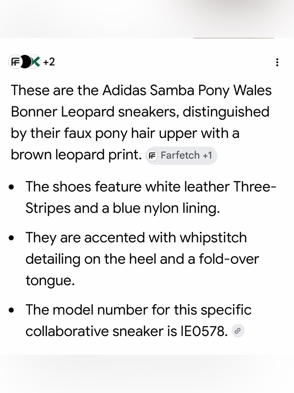 ADIDAS x Wales Bonner Samba Leopard Print Pony hair sneakers F/W 2023 M8/W9.5 - Picture 13 of 16